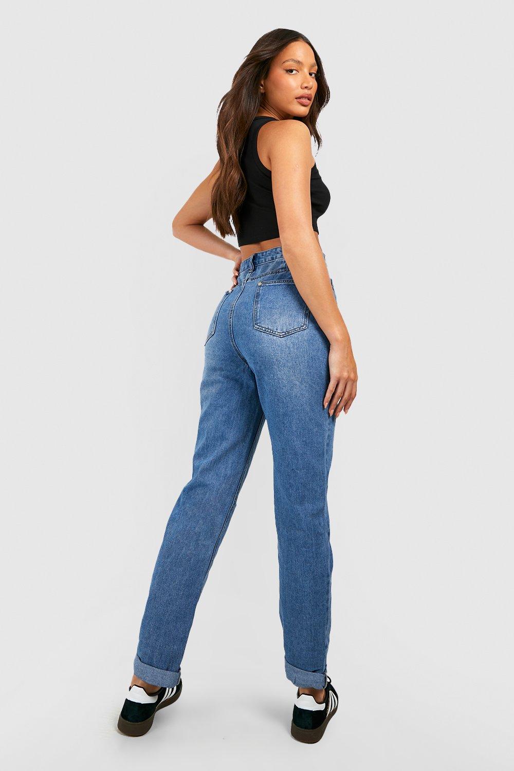 Tall girl best sale mom jeans